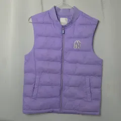 レディース S MLB パステルパープル ダウンベスト