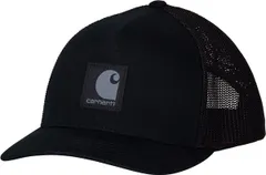 【送料無料】 カーハート メンズ 帽子 アクセサリー Carhartt Mens Mesh Back C Patch Trucker Cap Black