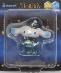 【中古】トレーディングフィギュア シナモロール 「Happyくじ Sanrio characters Holiday Collection」 フィギュア賞