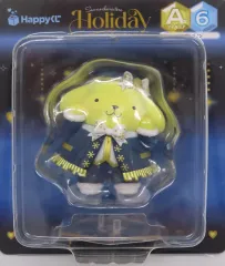【中古】トレーディングフィギュア ポムポムプリン 「Happyくじ Sanrio characters Holiday Collection」 フィギュア賞