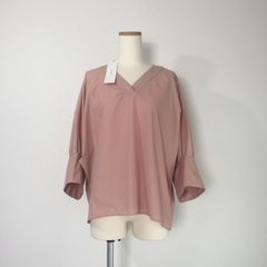 ルフィル ライトストレッチブラウス ピンク 24SS 春ブラウス - メルカリ