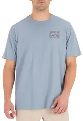【送料無料】 ハーレー メンズ シャツ トップス Hurley Mens Hula Short Sleeve TShirt Worker Blue