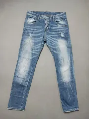 30 DSQUARED2 ディースクエアード2 ピンクペインティング クールガイジーン デニム