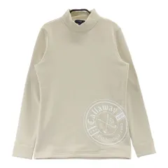 サイズ：M CALLAWAY キャロウェイ  裏起毛ハイネック長袖Tシャツ  ベージュ系 [240101640362] ゴルフウェア レディース ストスト