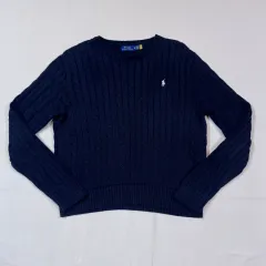 XL) ポロ ラルフローレン ケーブル編み ケーブル編みニット 新モデル QRタグ