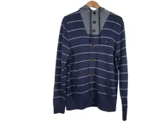 k03250915014　TOMMY HILFIGER　Mサイズ　紺×グレー×白　　アウター　パーカー　秋冬