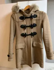 正規品 BURBERRY ベージュ フード ダッフルコート