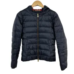 ブルーレーベルクレストブリッジ ダウンジャケット サイズ38 M レディース美品  - ダークネイビー 長袖/ジップアップ/冬