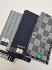 【新品】ブランド メンズハンカチ 3枚セット