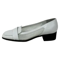 銀座ヨシノヤ/Yoshinoya(ギンザヨシノヤ) パンプス 22 レディース - 白 レザー