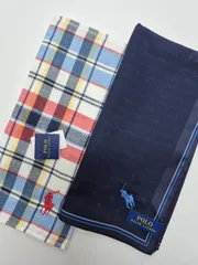 【新品】POLO RALPH LAUREN メンズハンカチ & タオルハンカチ セット
