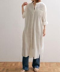 JOIN CLOTHES ジョインクローズ SHIRT DRESS リネン - メルカリ