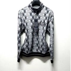 パーリーゲイツ 機能性 ゴルフ スパンデックス ジップアップシャツ (正規品 新品)