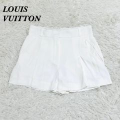 【美品】LVルイヴィトン（36）キュロットスカート/ショートパンツ/リボン/ロゴ ルイヴィトン キュロットスカート ショートパンツ リボン ロゴ 美品