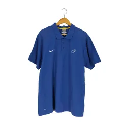 ナイキ NIKE 00S TEAMタグ スウッシュ 鹿の子ポロシャツ メンズ import：XXL 