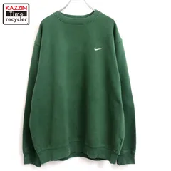 00s NIKE ワンポイントロゴ スウェット トレーナー メンズ 表記Lサイズ