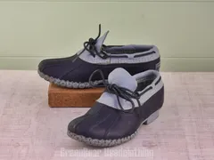 E363 USA製 L.L.Bean ビーンブーツ 水色 レディース 7M 24cm