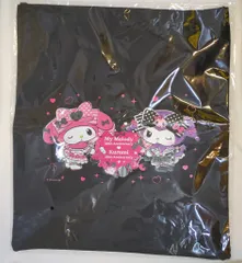 サニーサイドアップ Happyくじ マイメロディ&クロミ 50th&20thアニバーサリーズ B賞トートバッグ ブラック(ウインク) 2025年