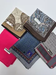 【新品】ブランド メンズハンカチ 5枚セット お買い得品