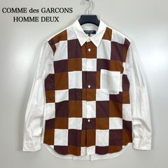 ✨美品✨コムデギャルソンオムドゥ ペイズリー柄パッチワークシャツ 総