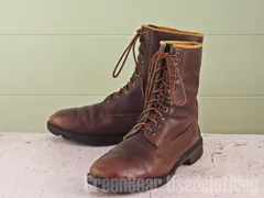 MN029 USA製 Timberland 貴重 メンズブーツ 茶 8.5M 26.5cm