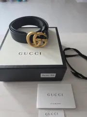 グッチ GGマーモント ベルト ブラック 3cm 90サイズ