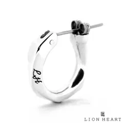 ライオンハート クロッシング ピアス シティポップ シルバー925 TYPE D フープピアス 片耳用 1点売り メンズ ブランド LION HEART