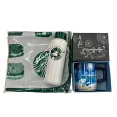 186000 Starbucks スターバックス 釜山 マグカップ ミッキー タンブラー 2024福袋  ピクニックマット 3点まとめ売り