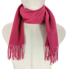 ユーズドフルギ USED古着 cashmere カシミヤ100％ フリンジマフラー レディース 表記無 