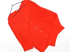 UNIQLO ユニクロ C シー 透かし柄 カーディガン sizeS/赤 ■◇ レディース