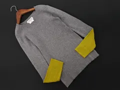 CIAOPANIC TYPY チャオパニックティピー バイカラー リブ ニット セーター sizeONE/グレーｘ黄 ■◇ レディース