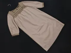 LAUTREAMONT ロートレアモン スクエアネック チュニック ワンピース size3/ベージュ ■◇ レディース
