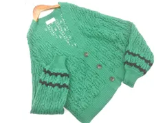 OPAQUE オペーク 透かし編み ニット カーディガン sizeM/緑 ■◇ レディースのサムネイル