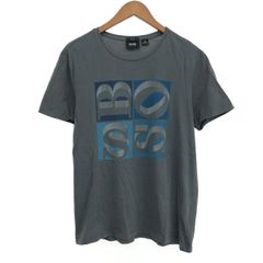 HUGO BOSS ヒューゴボス ビッグロゴ Tシャツ ネイビー - メルカリ