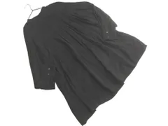 Discoat ディスコート ティアード チュニック ブラウス シャツ sizeF/黒 ■◇ レディース