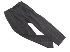 THE SHOP TK ザショップティーケー タケオキクチ チェック テーパード パンツ sizeM/黒ｘグレー ■◇ レディース