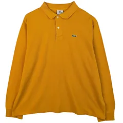 古着 ラコステ LACOSTE フランス企画 長袖 ポロシャツ 7 メンズXXL相当/eaa619107