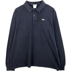 古着 ラコステ LACOSTE フランス企画 長袖 ポロシャツ 8 メンズXXL相当/eaa619112