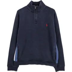 古着 ラルフローレン Ralph Lauren POLO by Ralph Lauren ハーフジップスウェットシャツ トレーナー メンズL相当/eaa624379