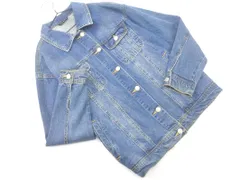 INGNI イング USED加工 Gジャン デニム ジャケット sizeM/青 ■◇ レディース