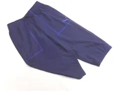 PUMA プーマ クロップド パンツ sizeM/紺 ■◇ メンズ