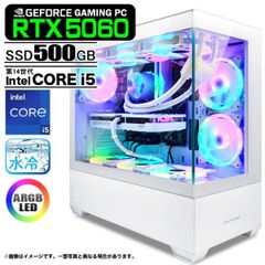 美品 ゲーミングPC i5 13400F 新品のRTX5060 キューブ型ケース - メルカリ
