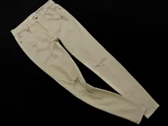 JEANASIS ジーナシス ダメージ加工 パンツ sizeS/ベージュ ■◇ レディース