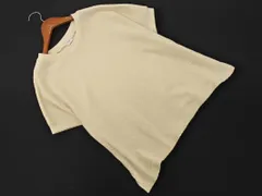 URBAN RESEARCH DOORS アーバンリサーチドアーズ ワイド幅 ニット ベスト sizeM/アイボリー ■◇ レディース