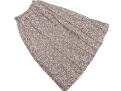 URBAN RESEARCH DOORS アーバンリサーチドアーズ 総柄 ロング スカート sizeM/グレーx茶xアイボリー ■◇ レディース