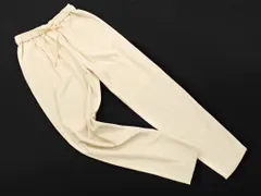 green label relaxing グリーンレーベルリラクシング ユナイテッドアローズ イージー テーパード パンツ size34/クリーム ■◇ レディース