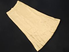 ASTRAET アストラット ユナイテッドアローズ サテン ロング スカート size0/黄 ■◇ レディース