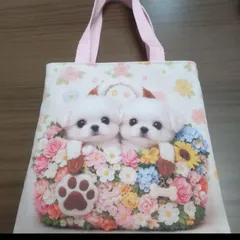 ハンドメイド♡ミニバック(マルチーズ)