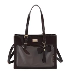 [ハルジオ] 痛バッグ トート 痛バ ショルダー 推し活バッグ トートバッグ ショルダーバッグ ハンドバッグ 2WAY 痛バック 可愛い 高級 いたばっく いたば 推し活 グッズ ぬいぐるみ 鞄 リボン 黒 白 ピンク 水色 人気 おしゃれ かわいい (ダー 