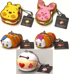 【中古】キーホルダー 全5種セット 「Nuiパン ディズニーキャラクター ミニチュアキーチェーン」